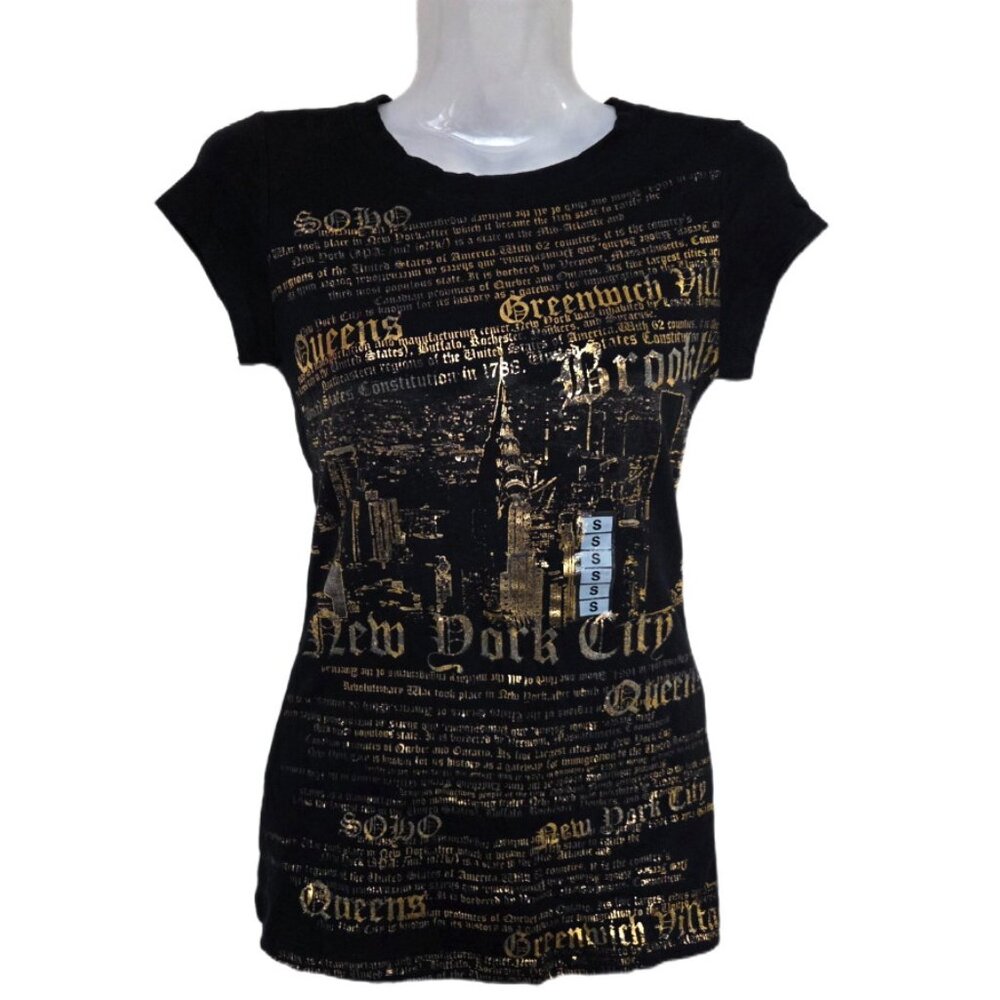 NWT Davida New York Graphic Tee Size S